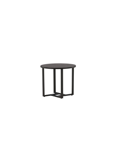 Runt soffbord Lawton, Ø50 cm, Svart