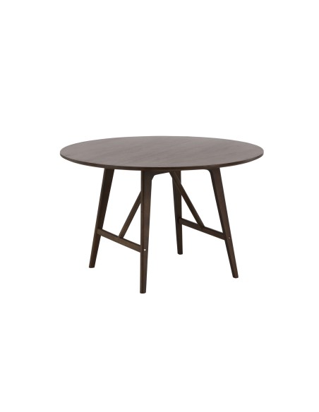 Runt matbord Kaseidon, Ø100 cm, Dark Brown