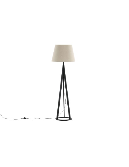 Golvlampa Kona, Svart