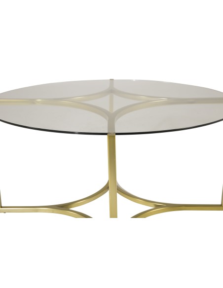 Runt soffbord Kivik, Ø90 cm, Gold