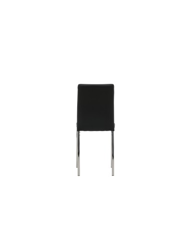 Matstol Lily, Svart/Silver