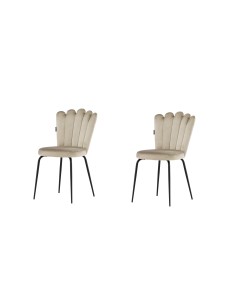 Matstol Limhamn, Beige/Svart 2