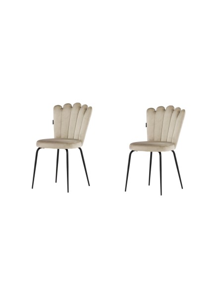 Matstol Limhamn, Beige/Svart