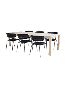 Matgrupp Slider med Arrow matstolar, 170 × 95 cm 2