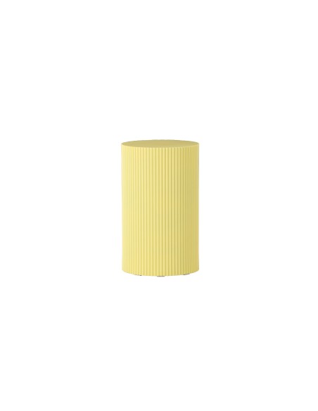 Runt sidobord Lenox, Ø30,5 cm, Yellow