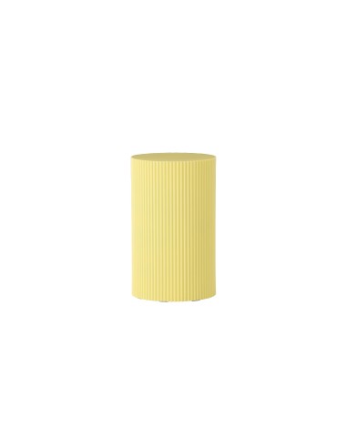 Runt sidobord Lenox, Ø30,5 cm, Yellow