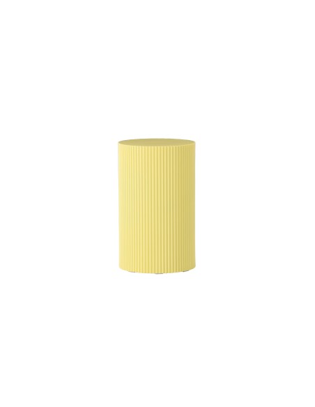 Runt sidobord Lenox, Ø30,5 cm, Yellow