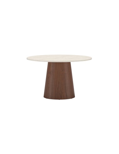 Runt matbord Lanzo, Ø120 cm, Beige