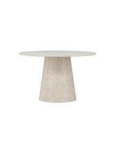 Runt matbord Lanzo, Ø120 cm, Beige