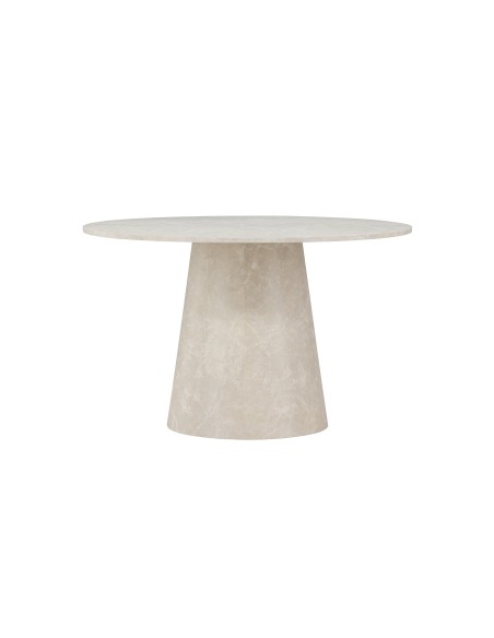 Runt matbord Lanzo, Ø120 cm, Beige