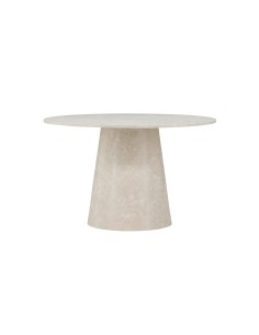Runt matbord Lanzo, Ø120 cm, Beige 2