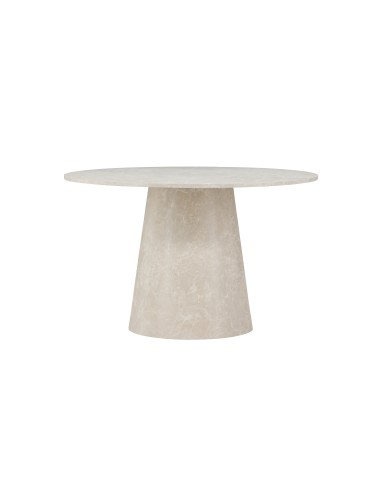 Runt matbord Lanzo, Ø120 cm, Beige