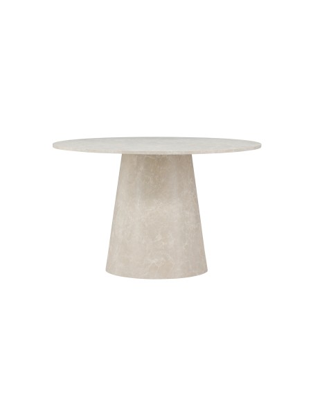 Runt matbord Lanzo, Ø120 cm, Beige