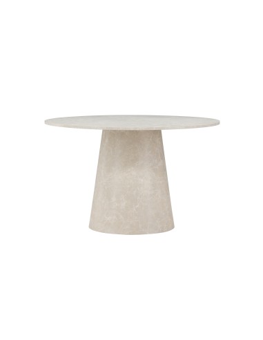 Runt matbord Lanzo, Ø120 cm, Beige
