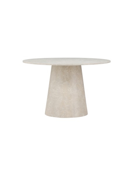 Runt matbord Lanzo, Ø120 cm, Beige