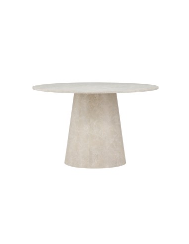 Runt matbord Lanzo, Ø120 cm, Beige