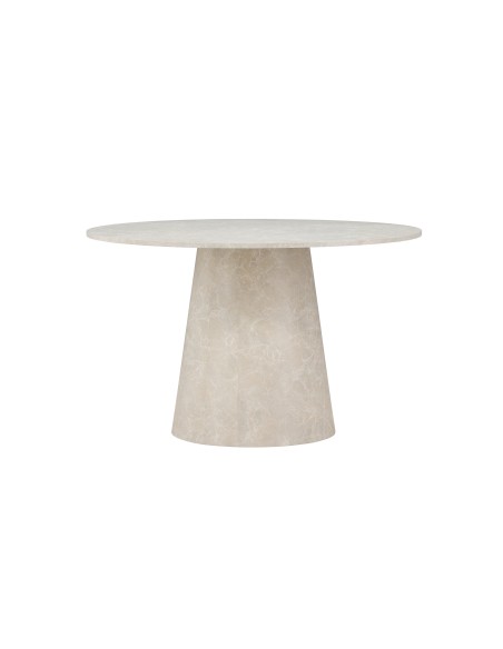 Runt matbord Lanzo, Ø120 cm, Beige