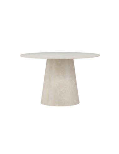 Runt matbord Lanzo, Ø120 cm, Beige