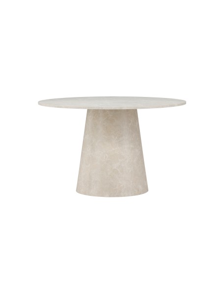 Runt matbord Lanzo, Ø120 cm, Beige