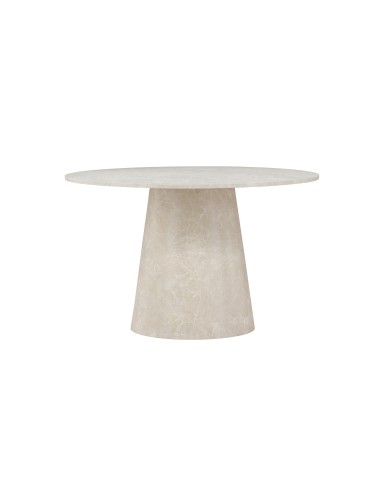Runt matbord Lanzo, Ø120 cm, Beige