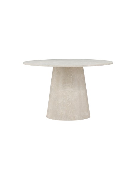 Runt matbord Lanzo, Ø120 cm, Beige