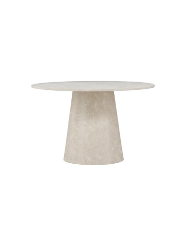 Runt matbord Lanzo, Ø120 cm, Beige