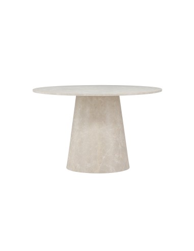 Runt matbord Lanzo, Ø120 cm, Beige