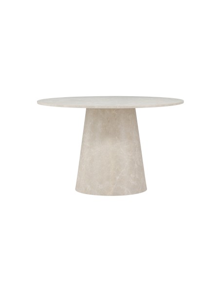 Runt matbord Lanzo, Ø120 cm, Beige