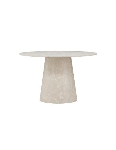 Runt matbord Lanzo, Ø120 cm, Beige