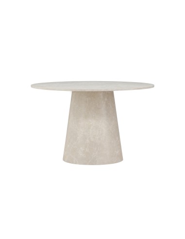 Runt matbord Lanzo, Ø120 cm, Beige