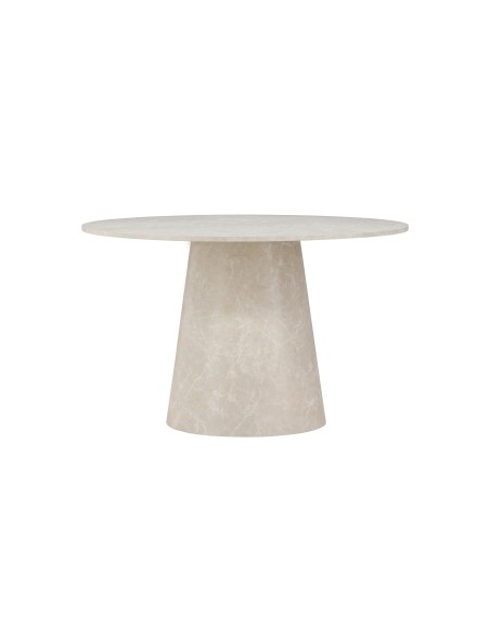 Runt matbord Lanzo, Ø120 cm, Beige