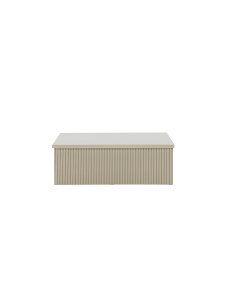 Soffbord Lenox, 90 × 90 cm, Beige
