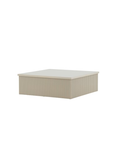 Soffbord Lenox, 90 × 90 cm, Beige