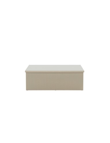 Soffbord Lenox, 90 × 90 cm, Beige