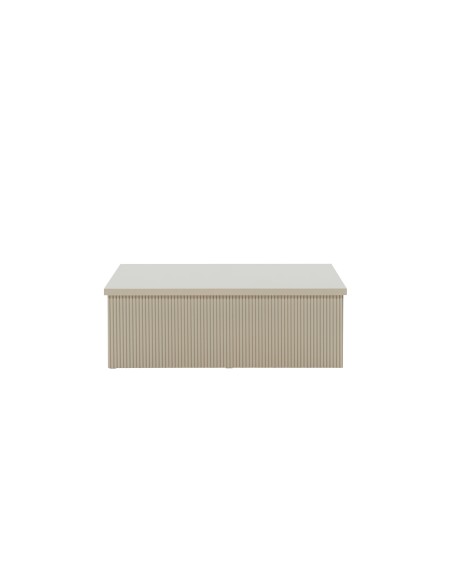 Soffbord Lenox, 90 × 90 cm, Beige