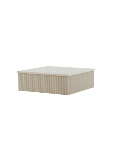 Soffbord Lenox, 90 × 90 cm, Beige