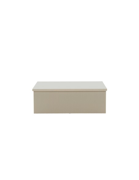 Soffbord Lenox, 90 × 90 cm, Beige