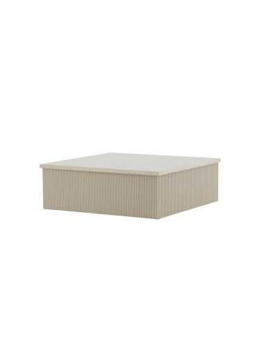 Soffbord Lenox, 90 × 90 cm, Beige