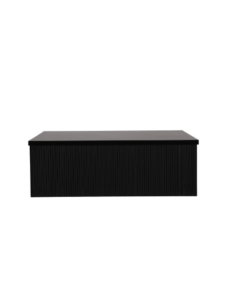 Soffbord Lenox, 90 × 90 cm, Svart