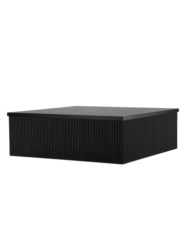 Soffbord Lenox, 90 × 90 cm, Svart