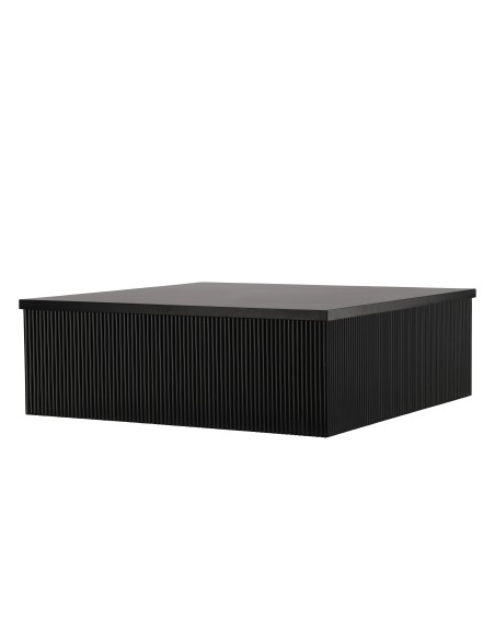 Soffbord Lenox, 90 × 90 cm, Svart