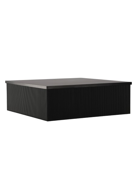 Soffbord Lenox, 90 × 90 cm, Svart