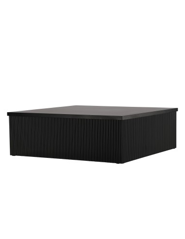 Soffbord Lenox, 90 × 90 cm, Svart