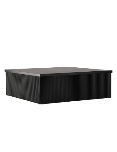 Soffbord Lenox, 90 × 90 cm, Svart