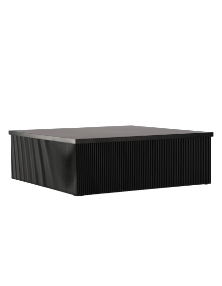 Soffbord Lenox, 90 × 90 cm, Svart