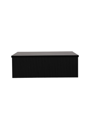 Soffbord Lenox, 90 × 90 cm, Svart
