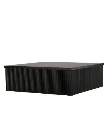 Soffbord Lenox, 90 × 90 cm, Svart