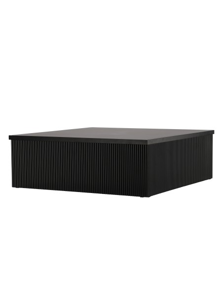 Soffbord Lenox, 90 × 90 cm, Svart