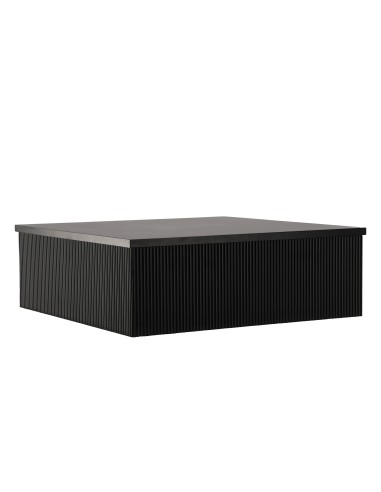 Soffbord Lenox, 90 × 90 cm, Svart