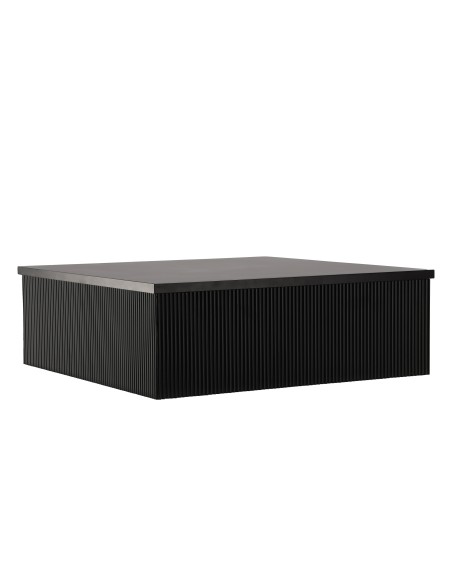 Soffbord Lenox, 90 × 90 cm, Svart